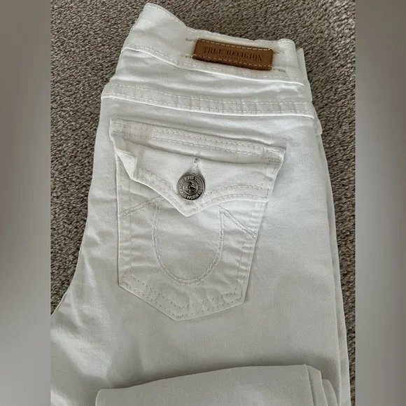 True Religion White Skinny Jeans – Size 24 - Picture 7 of 11